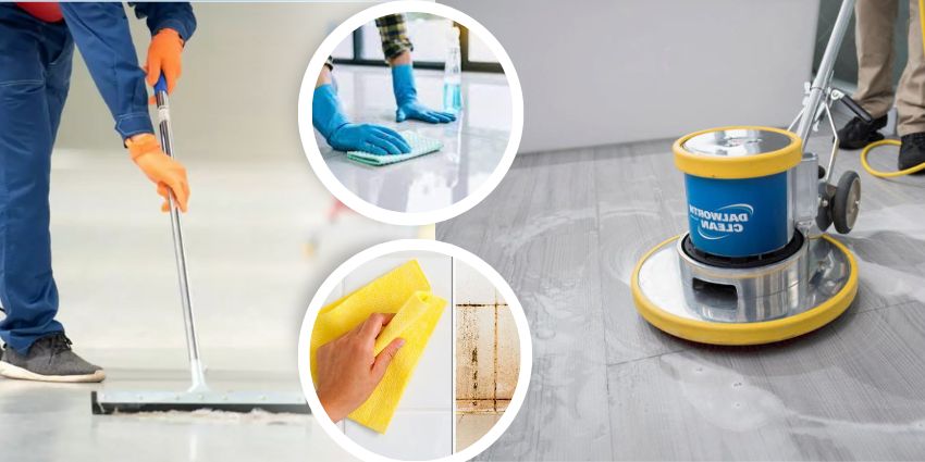 floor and tiles cleaning